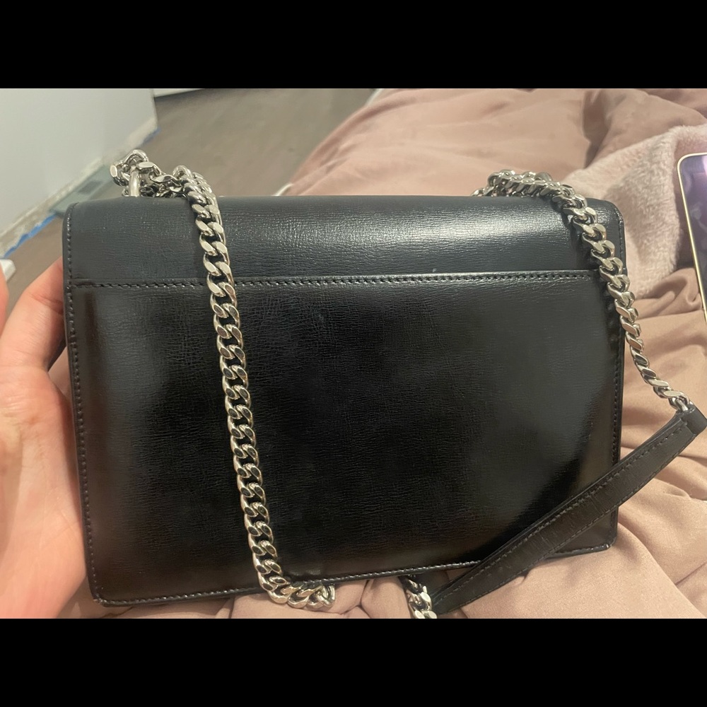 Authentic- Medium Silver Ysl Sunset - image 6